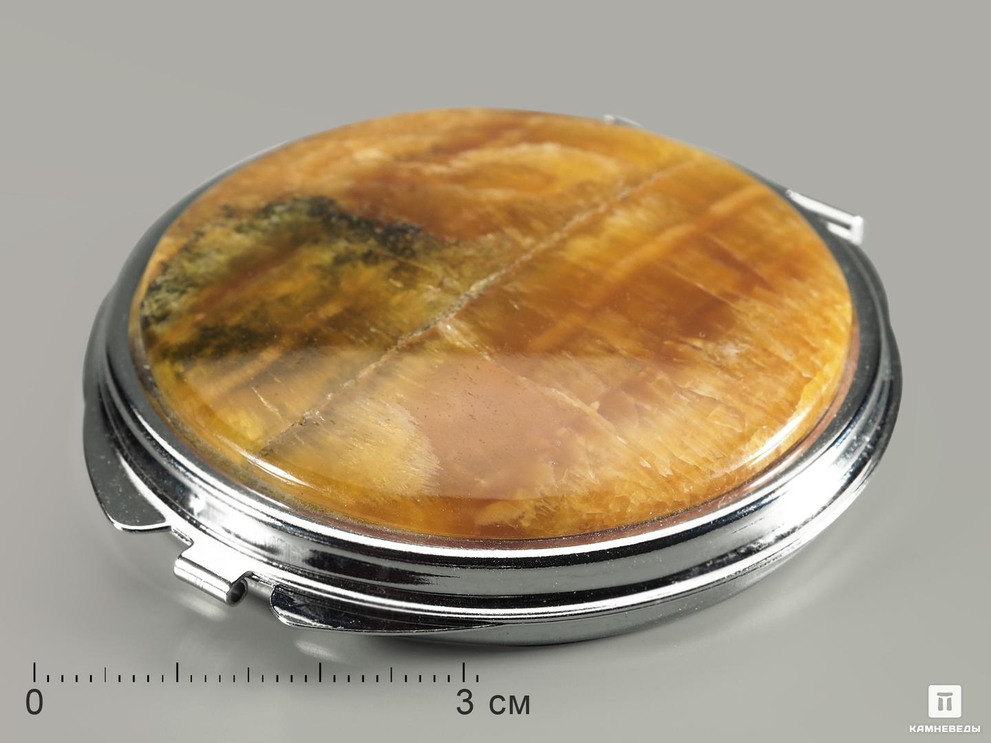 Зеркало с симбирцитом, 6,6х6,2х1,4 см, 5293, фото 1