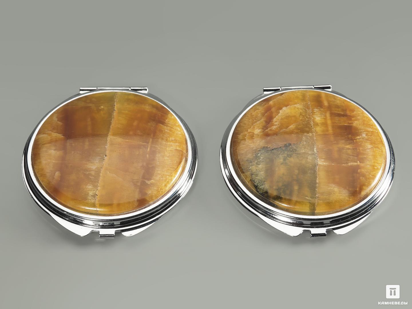 Зеркало с симбирцитом, 6,6х6,2х1,4 см, 5293, фото 4