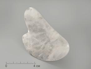 Массажёр для лица Гуаша из кварца, 8х5,5 см