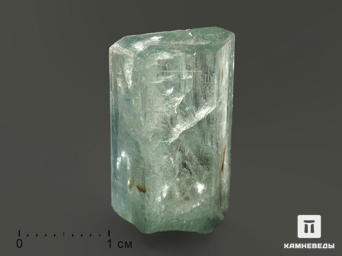 Аквамарин (голубой берилл), кристалл 2,4х1,4х0,9 см, 5519, фото 1