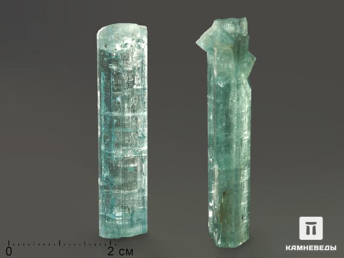 Аквамарин (голубой берилл), кристалл 3-4,5 см (6-7 г), 5455, фото 3