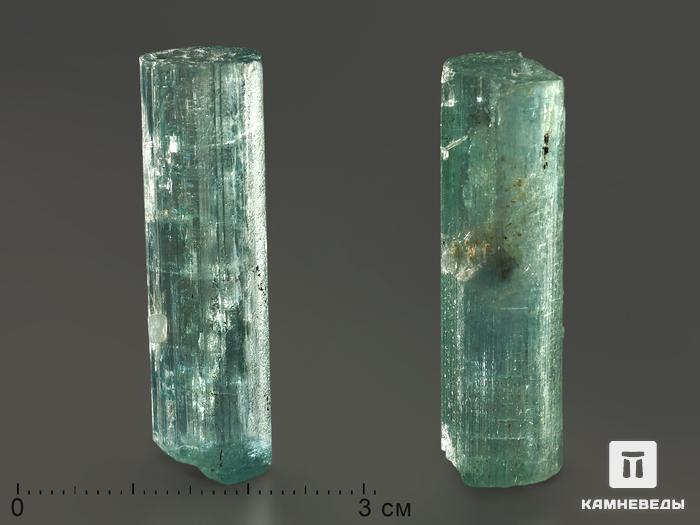 Аквамарин (голубой берилл), кристалл 3-4,5 см (6-7 г), 5455, фото 4