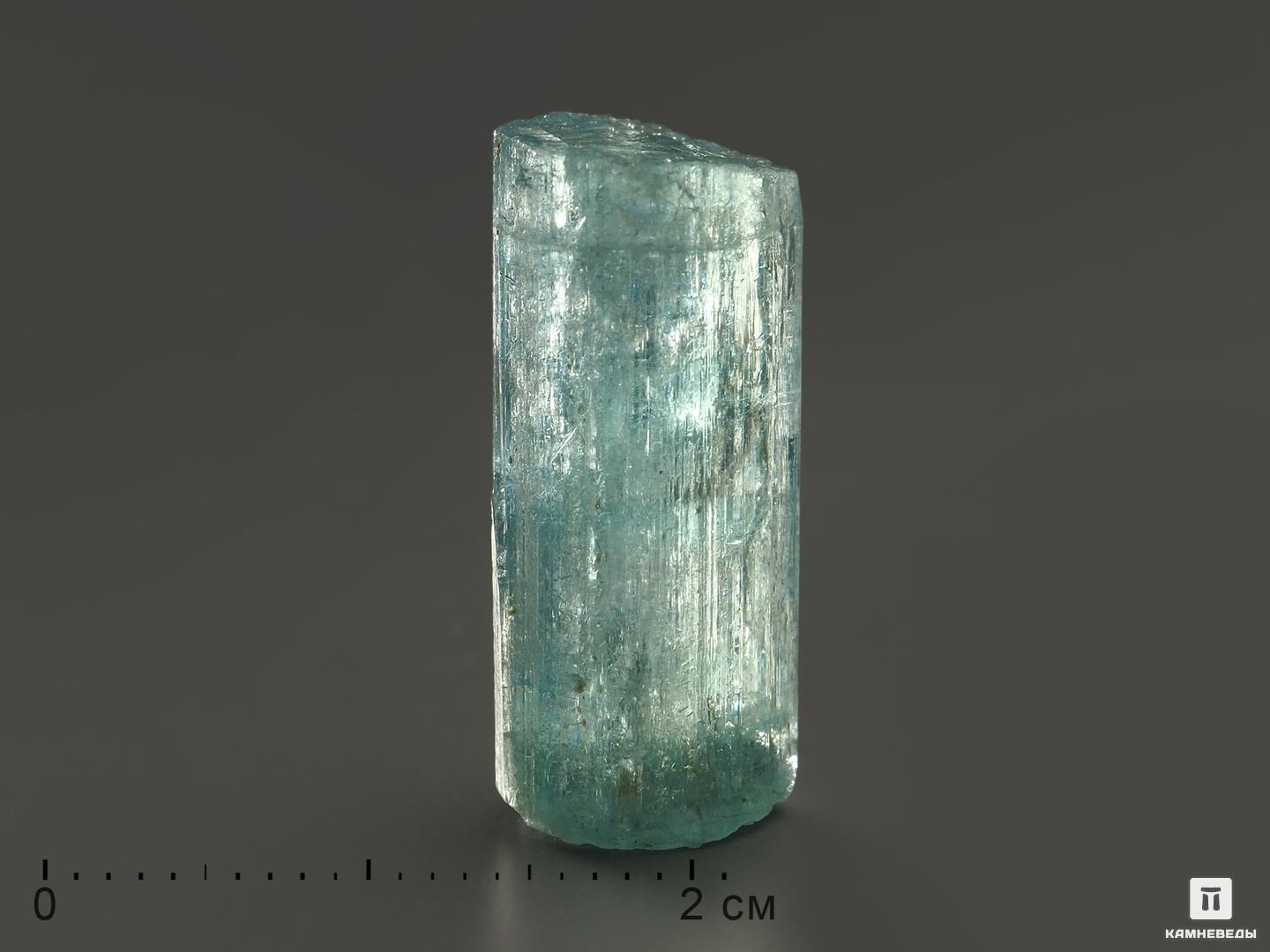 Аквамарин (голубой берилл), кристалл 2-2,5 см (3-4 г), 5458, фото 1