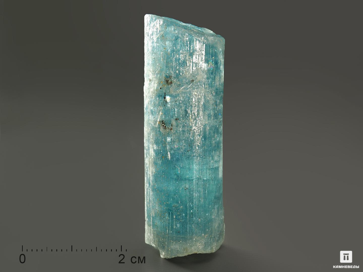 Аквамарин (голубой берилл), кристалл 3,5-4,5 см (20-25 г), 5462, фото 3