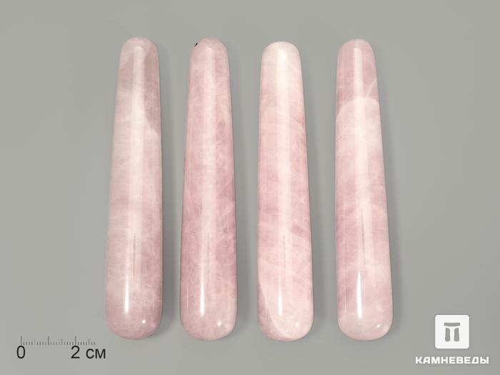 Конус массажный из розового кварца, 10-11 см, 5635, фото 2