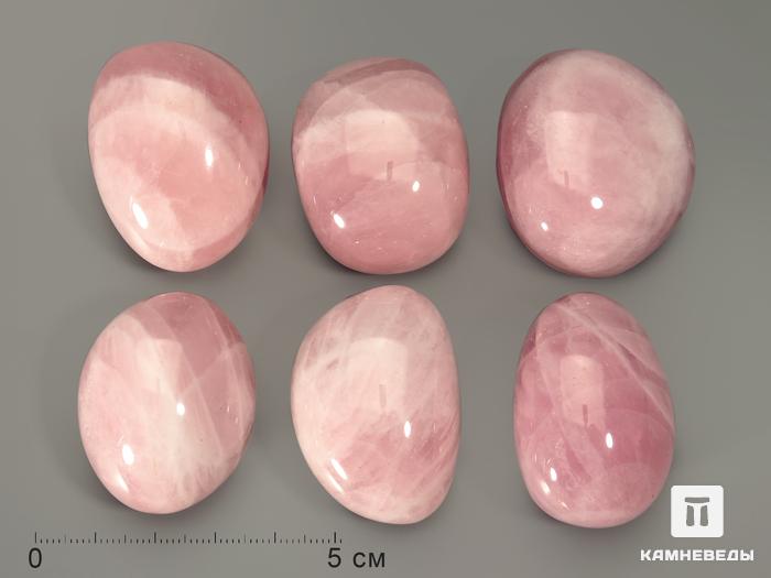 Розовый кварц, крупная галтовка 4-4,5 см (40-45 г), 5695, фото 1