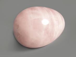 Яйцо из розового кварца с отверстием для йони (тренировки интимных мышц), 5х3,6 см