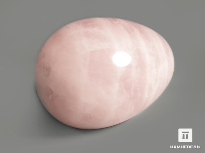 Яйцо из розового кварца с отверстием для йони (тренировки интимных мышц), 5х3,6 см, 5732, фото 1