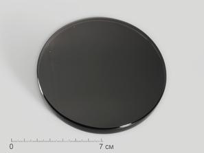 Срез обсидиана (обсидиановое зеркало), 10 см