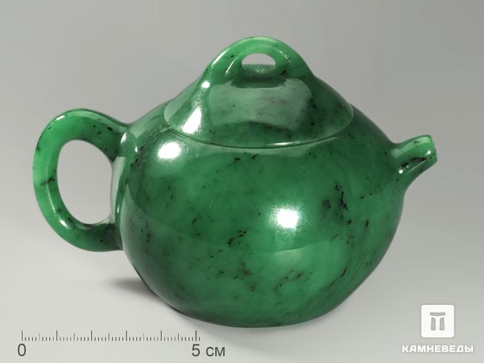 Чайник из нефрита, 12,3х8,6х8,1 см, 23-201, фото 1