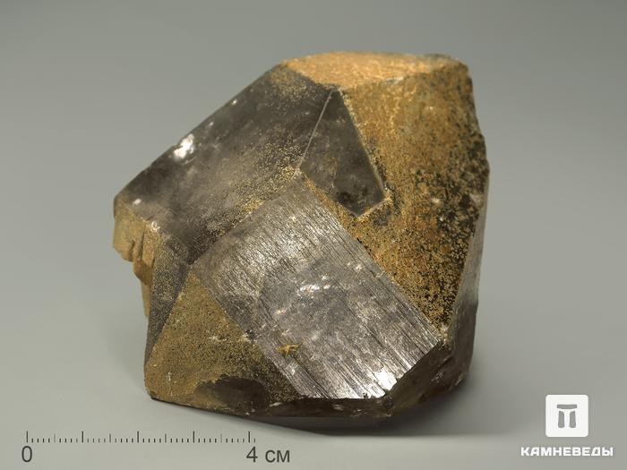 Кварц, двухголовый кристалл 8,2х6,7х5 см, 5787, фото 1