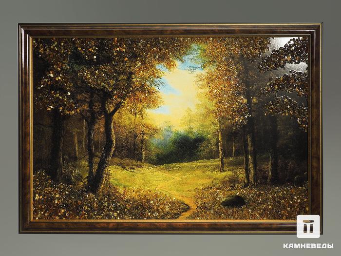 Картина с янтарём «Лес», 6637, фото 1