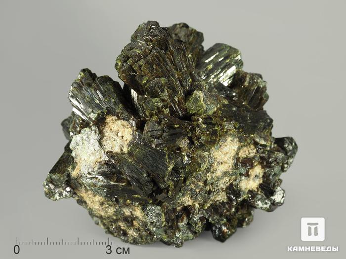 Эпидот, сросток кристаллов 8,9х7,7х6,5 см, 6780, фото 2