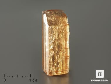 Топаз. Топаз Империал, кристалл, 2,2х0,8х0,8 см