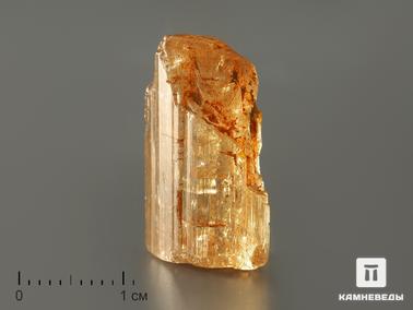 Топаз. Топаз Империал, кристалл, 2,2х1х0,8 см