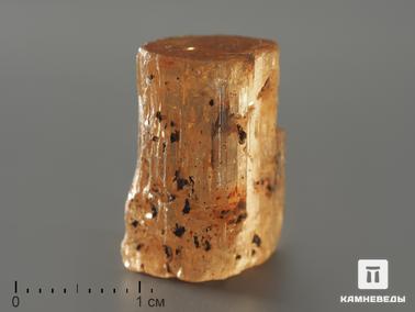 Топаз. Топаз Империал, кристалл, 1,7х0,9х0,8 см