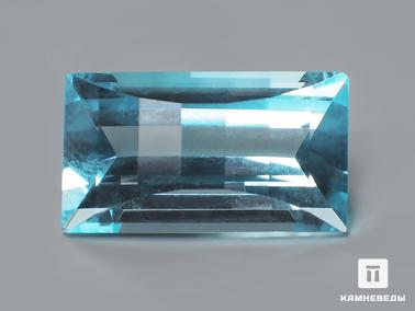 Топаз. Топаз голубой, огранка 14х8х6 мм (6 ct)