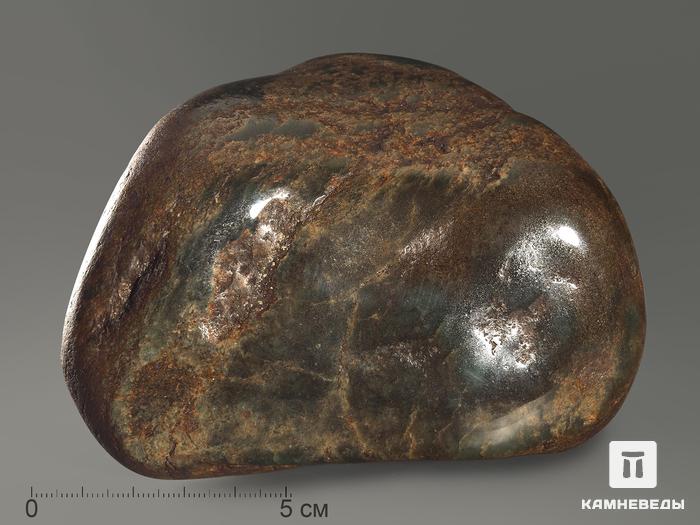 Нефрит, природная галька 12,9х9х6,2 см, 7198, фото 1