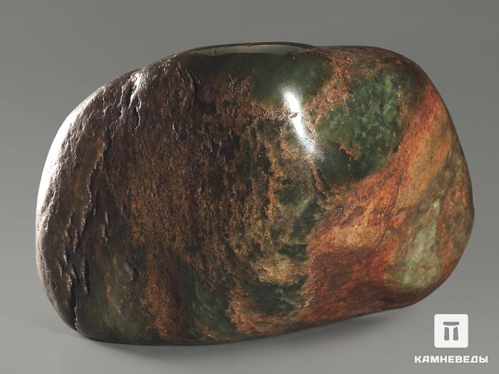 Нефрит, природная галька 12,9х9х6,2 см, 7198, фото 2