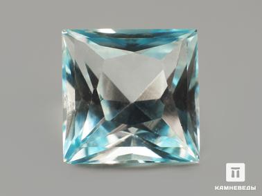 Топаз. Топаз голубой, огранка 7х7х5 мм (2 ct)