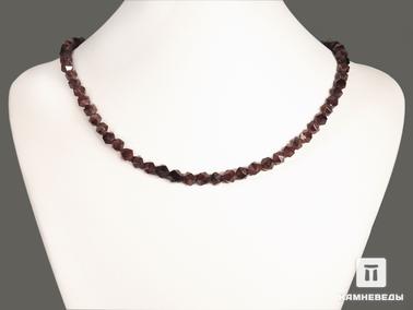 Гранат, Альмандин. Бусы из альмандина (граната), огранка