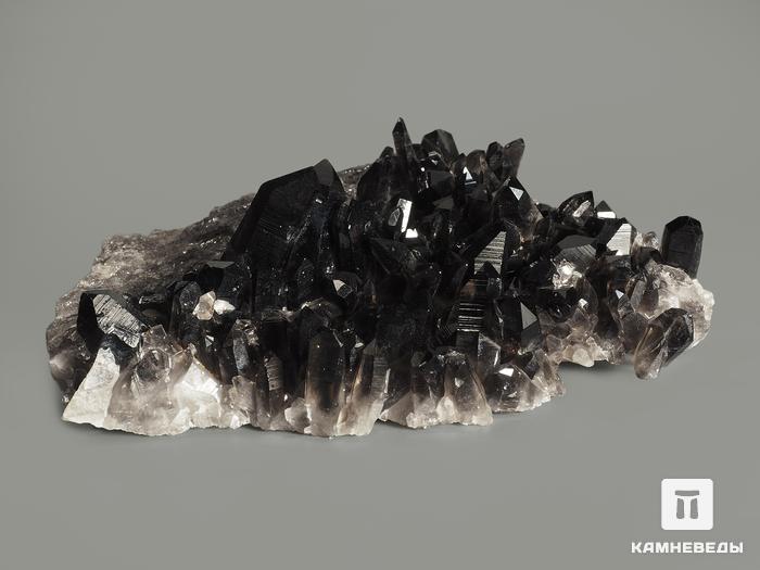 Раухтопаз (дымчатый кварц), друза 13х13х3,7 см, 7542, фото 3