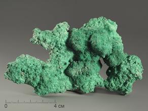 Малахит (псевдоморфоза по самородной меди), 10,7х6,2х2,3 см