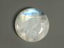 Лунный камень (адуляр), кабошон 13,3х13,3х5 мм, 9-58/20, фото 1