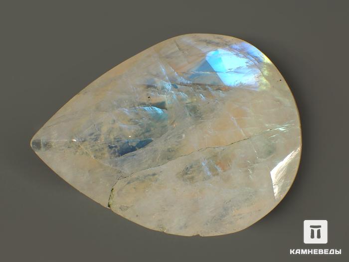 Лунный камень, кабошон (огранка) 16х11,8х5,3 мм, 7285, фото 1