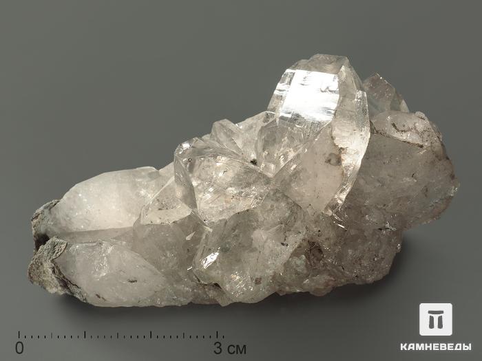 Горный хрусталь (кварц), сросток кристаллов 7,3х4,6х3,2 см, 7755, фото 1