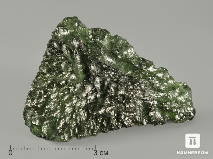 Молдавит, тектит 3,9х2,9х0,9 см, 7773, фото 1