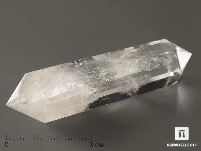 Горный хрусталь (кварц) в форме двухголового кристалла, 6-8 см (30-35 г), 2926, фото 2