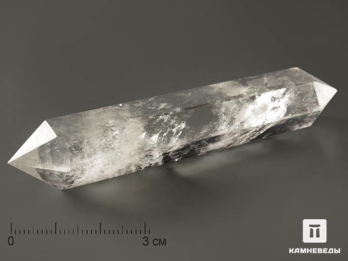 Горный хрусталь (кварц) в форме двухголового кристалла, 6-8 см (30-35 г), 2926, фото 3