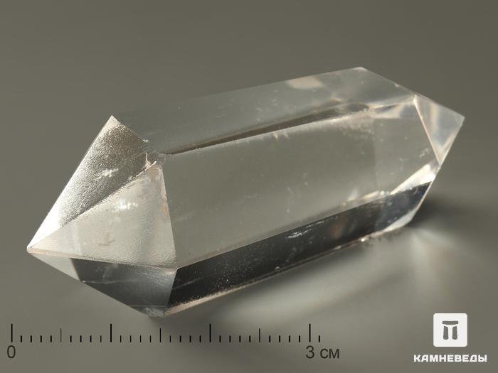 Горный хрусталь (кварц) в форме двухголового кристалла, 4,5-6 см (15-25 г), 2925, фото 4