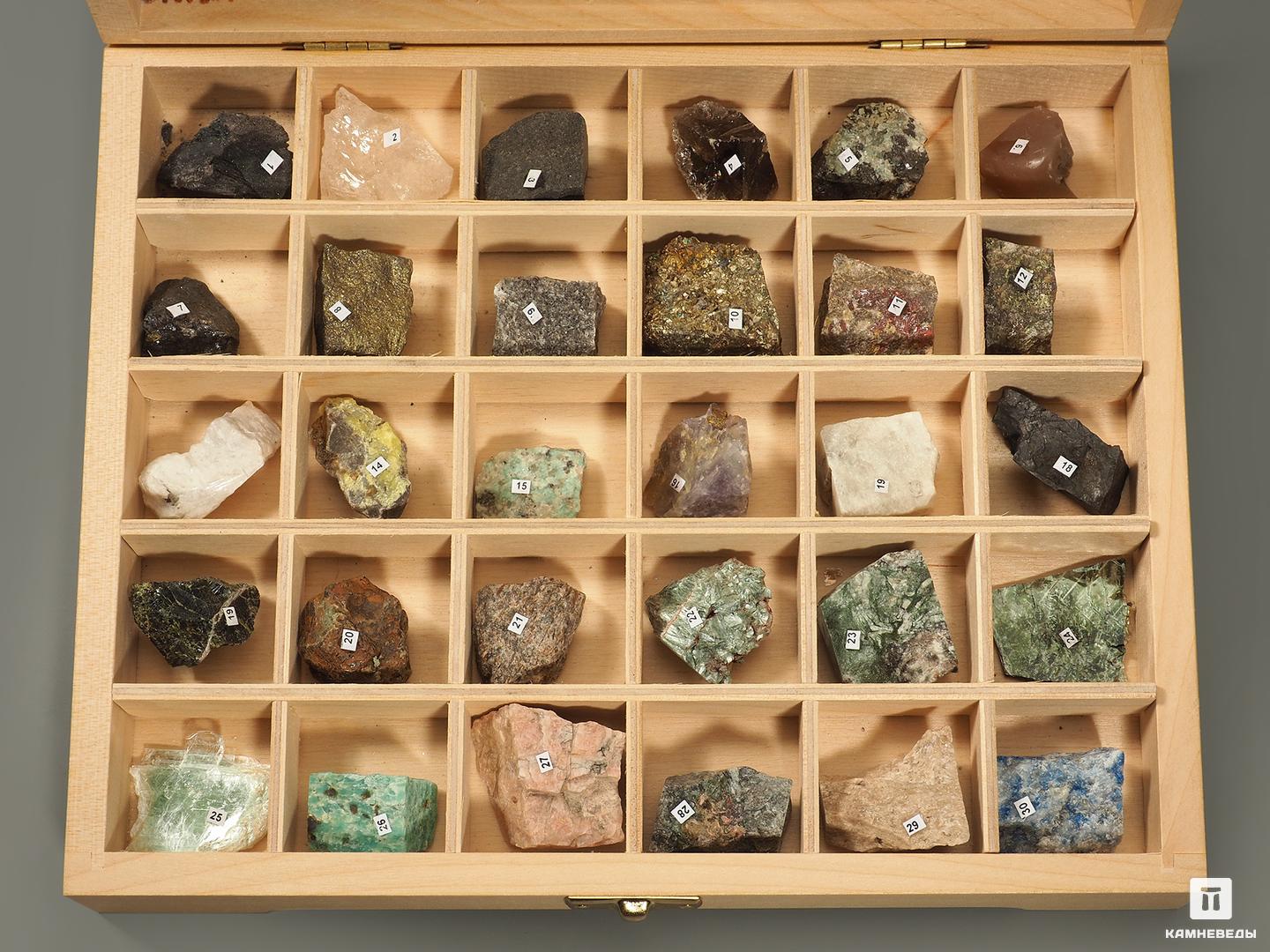 Полка для камней и минералов