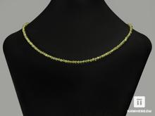 Бусы из хризолита (оливина), огранка