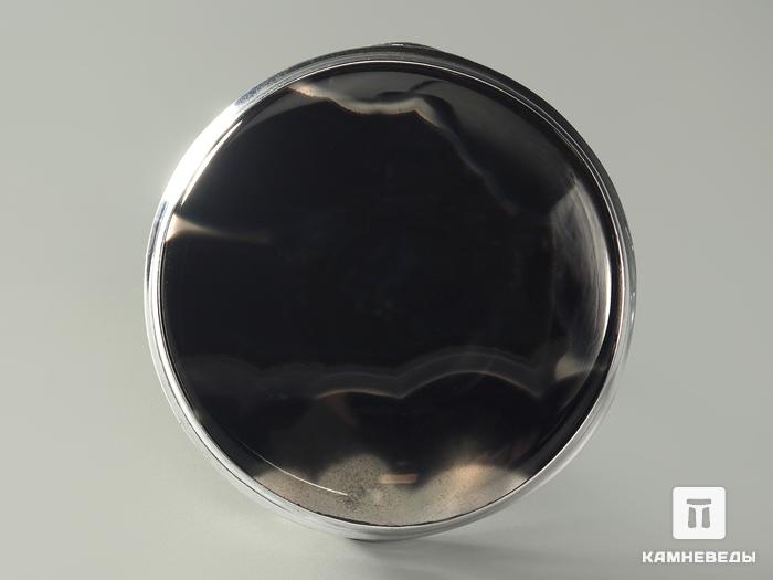 Кольцо из чёрного агата (чёрного оникса), 7936, фото 2