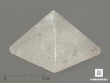 Пирамида из горного хрусталя (кварца), 4х4х2,8 см