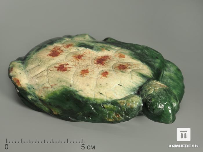 Резьба «Черепаха» из нефрита, 13х8х3,4 см, 7992, фото 1