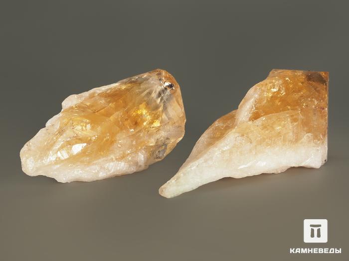 Цитрин (облагороженный аметист), кристалл 6-8 см (60-80 г), 8067, фото 2