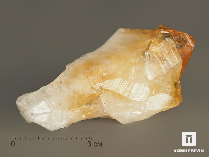 Цитрин (облагороженный аметист), кристалл 8-10 см (80-100 г), 8068, фото 1