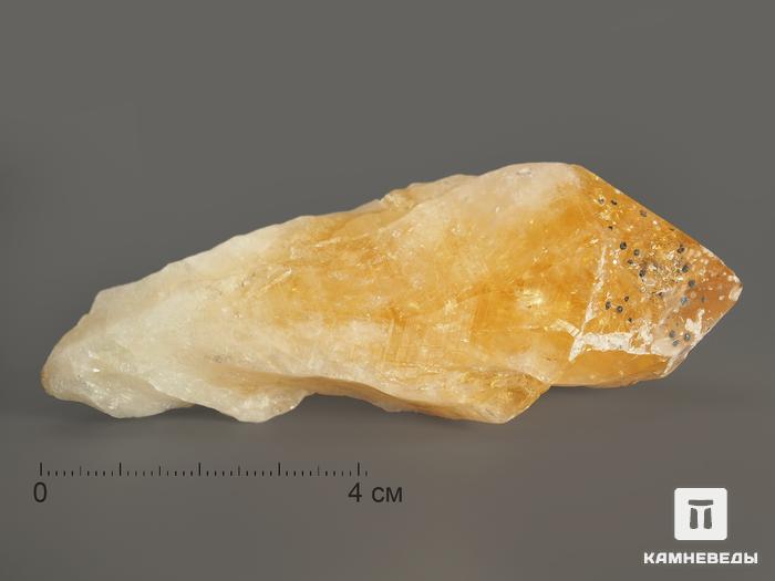 Цитрин (облагороженный аметист), кристалл 8-10 см (80-100 г), 8068, фото 2