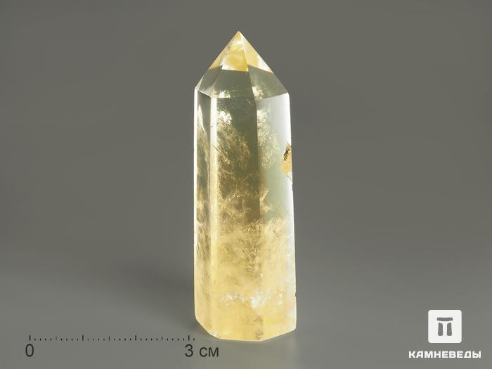 Цитрин в форме кристалла, 4,5-6 см (20-25 г), 7825, фото 1