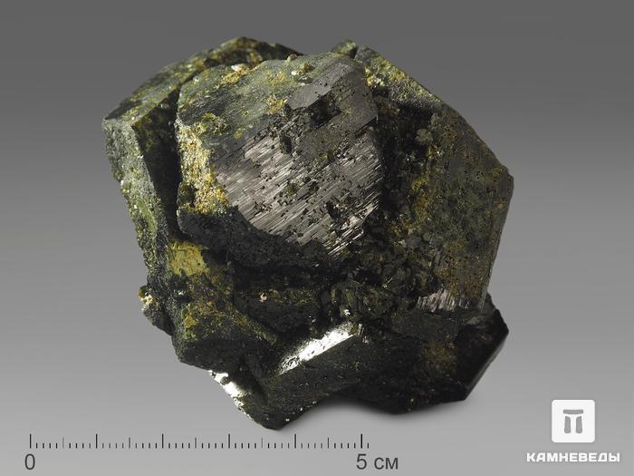 Эпидот, сросток кристаллов 6,9х5,7х5 см, 6139, фото 1