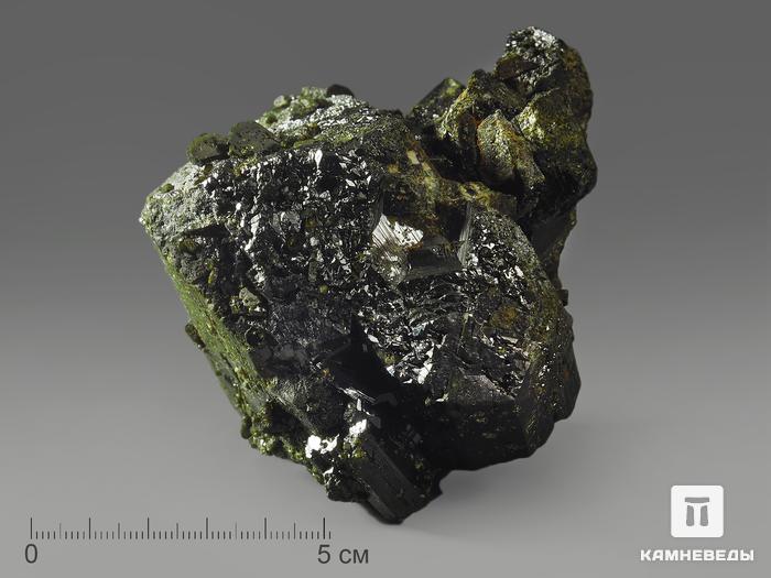 Эпидот, сросток кристаллов 7,5х6,5х6 см, 6140, фото 1