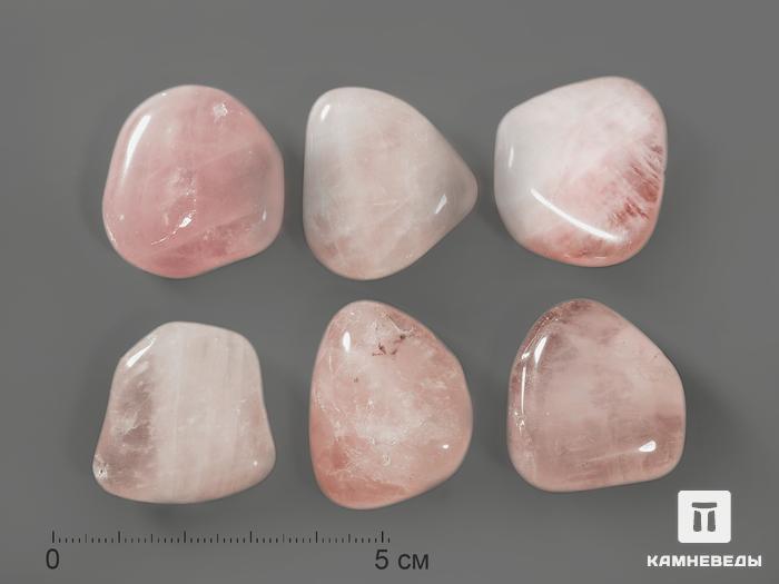 Розовый кварц, крупная галтовка 2,5-3 см (10-15 г), 7848, фото 1