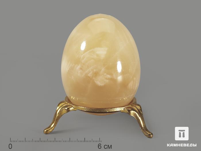 Яйцо из светлого мраморного оникса, 6 см, 8286, фото 1