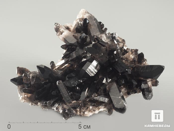 Раухтопаз (дымчатый кварц), друза 9,6х9х5,3 см, 7539, фото 1