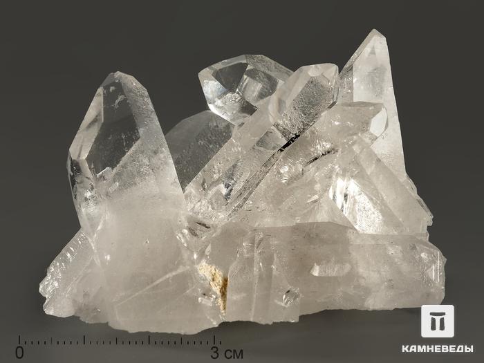 Горный хрусталь, сросток кристаллов 6,5х4х3,5 см, 7597, фото 1