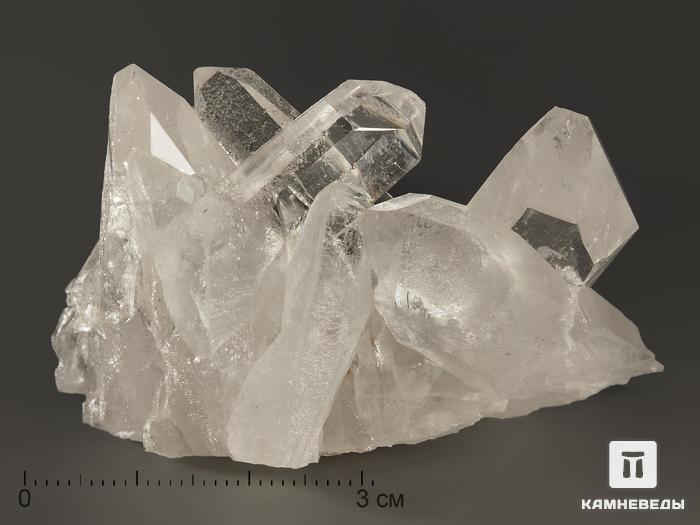 Горный хрусталь, сросток кристаллов 6,5х4х3,5 см, 7597, фото 2
